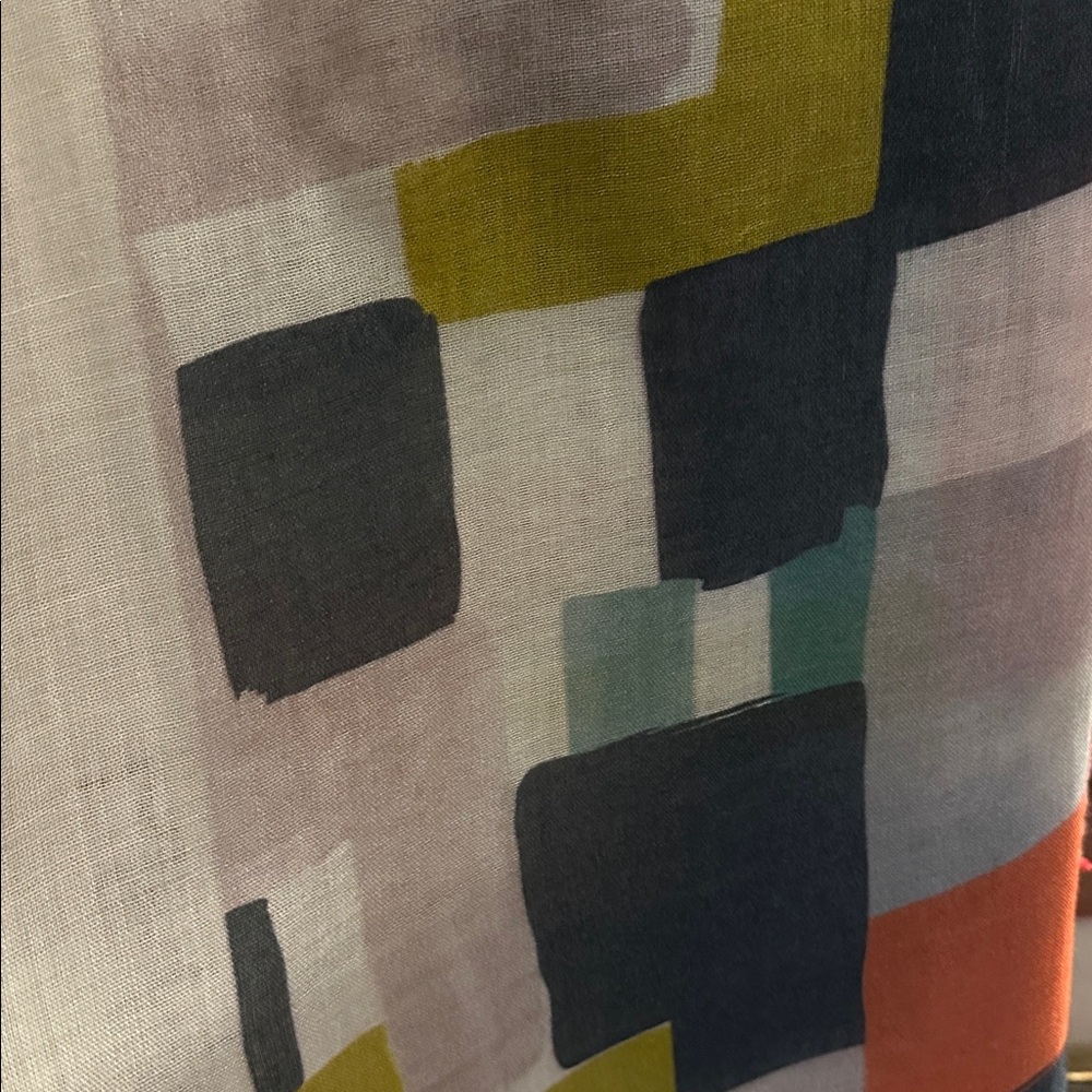 Vintage Marla Wynne Large Geometric Scarf • EUC